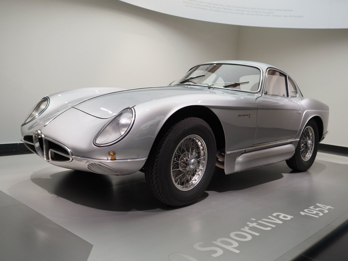 Alfa Romeo Museum in Milan, Italy